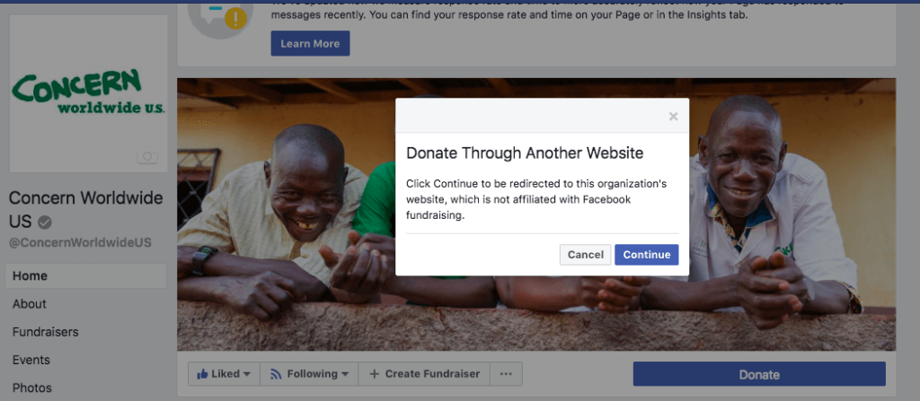 Facebook Donations Basics How To Set Up The Facebook Donate Button